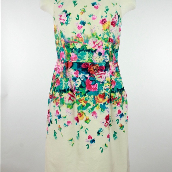 Anthropologie Maeve Tea Garden Floral Sheath Dress - Picture 3 of 8